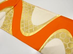 アンティーク　流水に古典柄織り出し袋帯（材料）